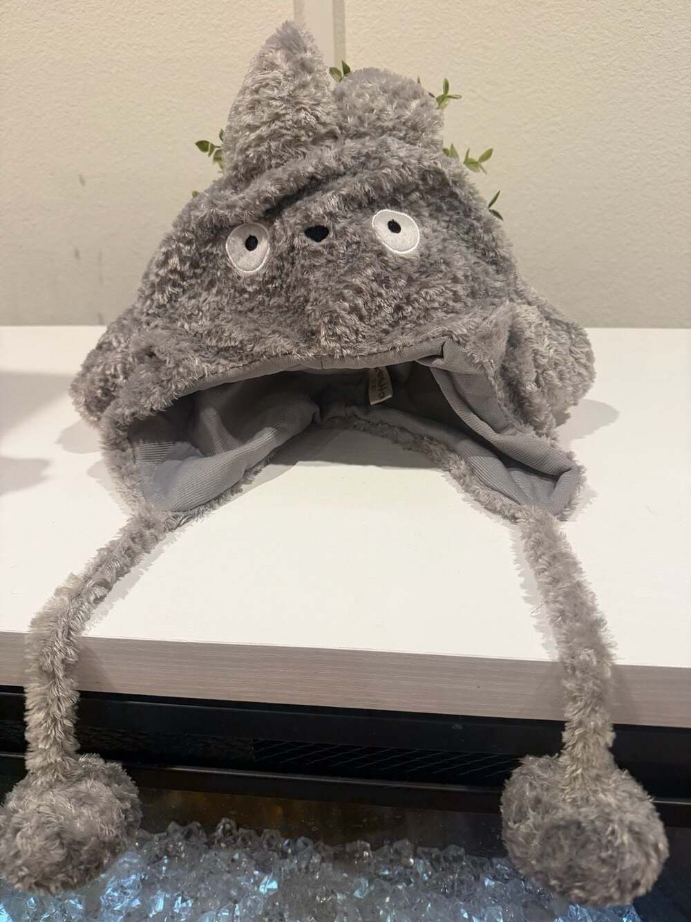 Rare Studio Ghibli My Neighbor Totoro Plush Winter Earmuff Cap